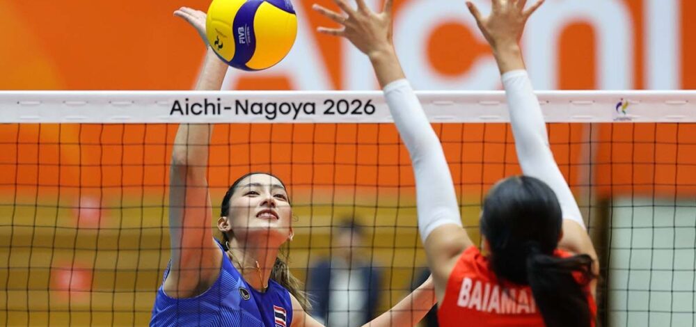 ลูกยางสาวไทยแรงต่อเนื่อง ทุบ คีร์กีซสถาน เก็บชัยสองเกมรวด ศึกเอเชียนเกมส์