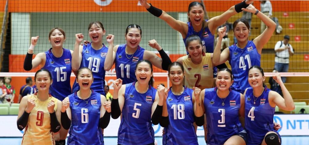 ชมสด นัดสุดท้ายรอบแบ่งกลุ่ม วอลเลย์บอลหญิง ทีมชาติไทย พบ ไต้หวัน