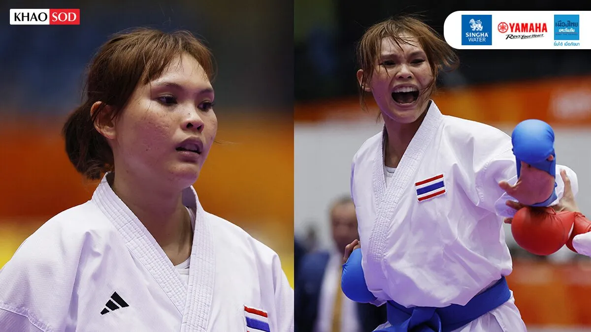 มณีวรรณ บุตรสุวรรณ พ่ายสาวคาซัคสถาน คว้าเงิน คาราเต เอเชียนเกมส์