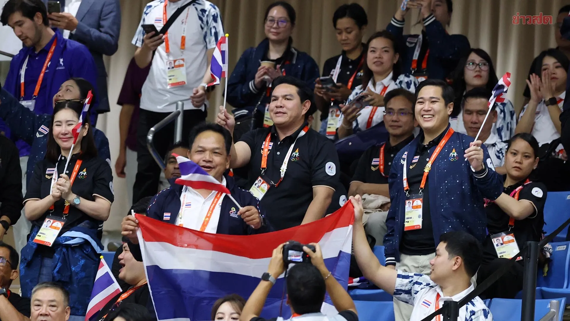 รมต.กีฬา เชื่อไทยจบ 13-15 ทอง เอเชียนเกมส์ ยกย่องนักกีฬาไทย สร้างความสุขช่วงน้ำท่วม