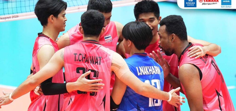 ลูกยางหนุ่มไทย สู้เต็มที่ก่อนต้านไม่ไหวพ่ายจีน จบเส้นทางที่รอบ 8 ทีม ศึกเอเชียนเกมส์