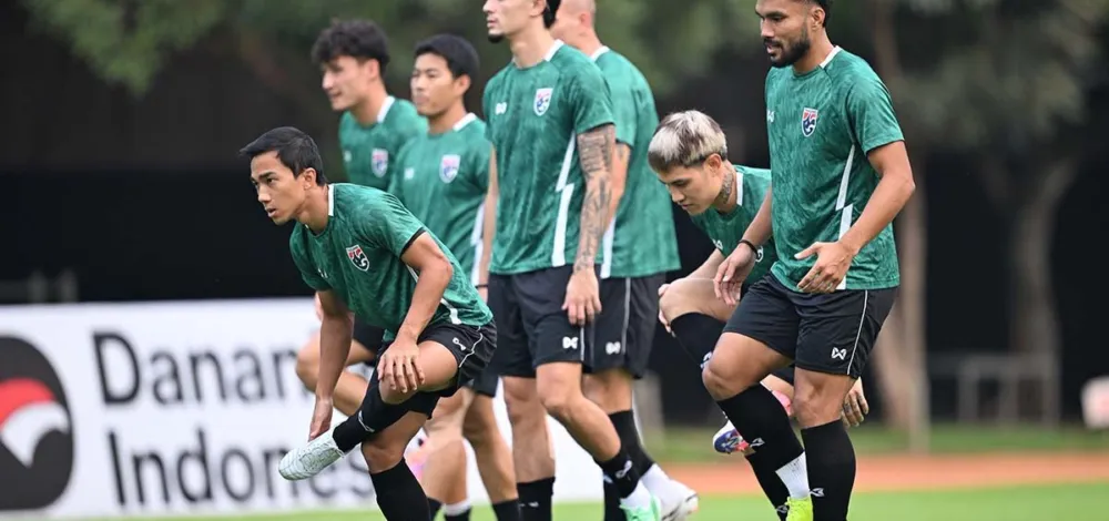 ทีมฟุตบอลทีมชาติไทยลงซ้อมต่อเนื่อง ก่อนดวล ฟิลิปปินส์ ส่งท้ายรอบแบ่งกลุ่ม ศึกฟีฟ่า อาเซียน คัพ