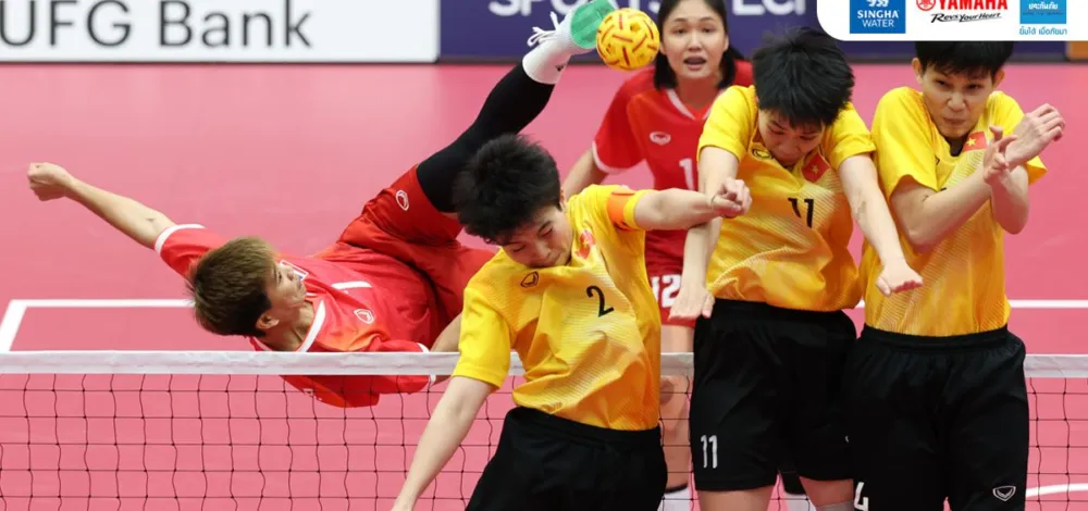 เวียดนาม ย้ำแค้น ทีมสาวไทย คว้าแชมป์ ตะกร้อ 4 คนหญิง เอเชียนเกมส์
