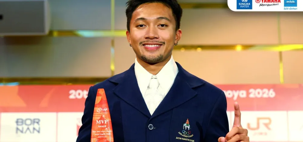 บิว ภูริพล รับรางวัล MVP เอเชียนเกมส์ ภูมิใจเป็นเกียรติ ลั่นพาธงไทย ไปโชว์ระดับโลก