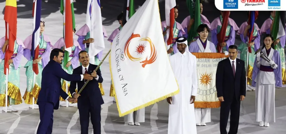 เอเชียนเกมส์ 2026 ปิดฉากเรียบง่าย ส่งไม้ต่อกาตาร์ เจ้าภาพครั้งที่ 21 ในปี 2030