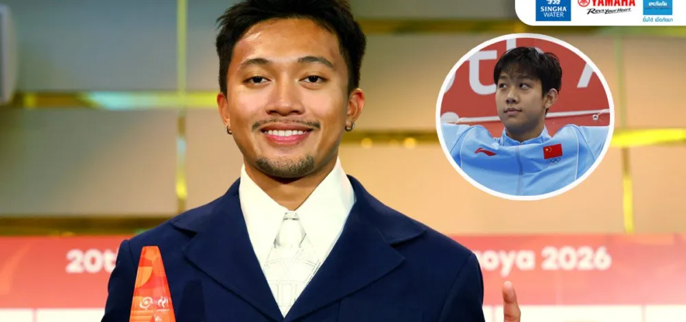 โซเชียลต่างประเทศกังขา บิว ภูริพล คว้ารางวัล เอ็มวีพี เอเชียนเกมส์ เหนือนักว่ายน้ำจีน