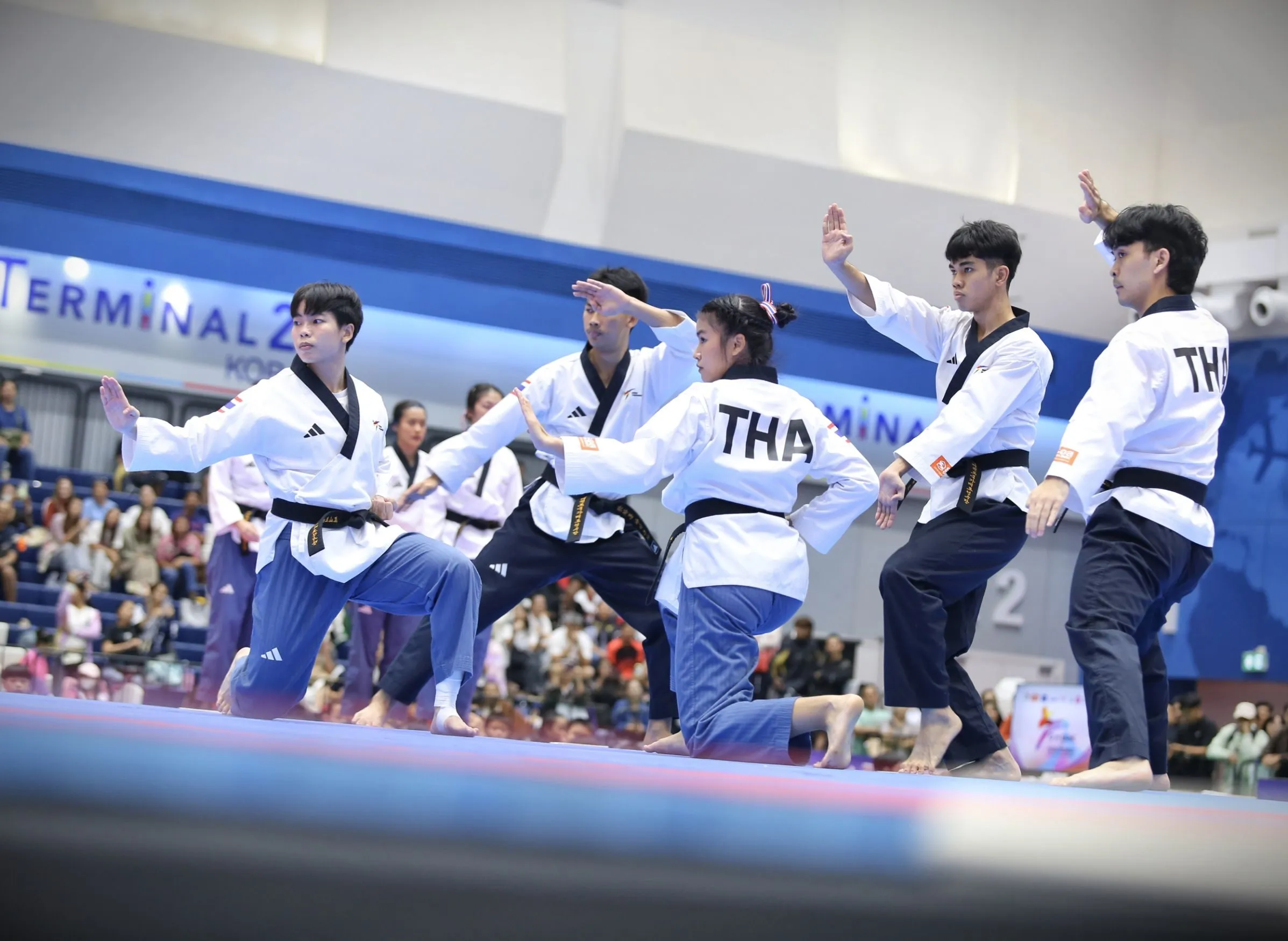 เปิด ธอส.เทควันโด พุมเซ่ โคราช คึกคัก บีเอ็ม แชมป์โลก พิชิต หมูปิ้ง เงิน เอเชียนเกมส์ ผงาดทอง