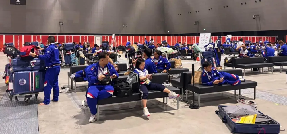 นาโกยา รักษามาตรฐานต่อเนื่อง ทัพไทยถึงตั้งแต่ 6 โมง รอเข้าที่พักกว่า 5 ชั่วโมง