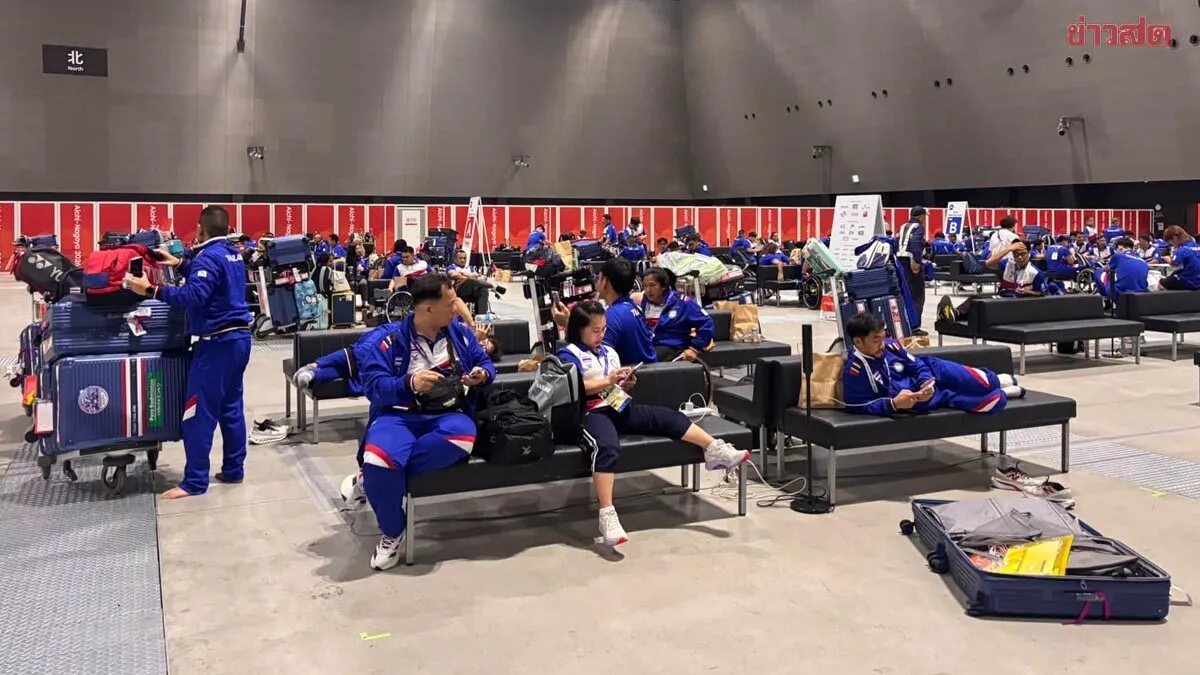 นาโกยา รักษามาตรฐานต่อเนื่อง ทัพไทยถึงตั้งแต่ 6 โมง รอเข้าที่พักกว่า 5 ชั่วโมง