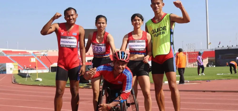 พงศกร นำทีมล่าทองผลัดผสม 4×100 เมตร ศึก เอเชียนพาราเกมส์