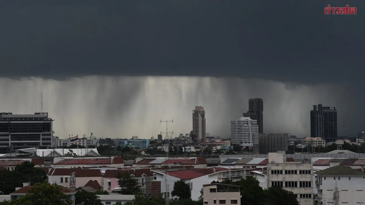 สภาพอากาศวันนี้ กรมอุตุฯ เปิดชื่อ 31 จังหวัด ฝนฟ้าคะนอง ลมแรงมาก