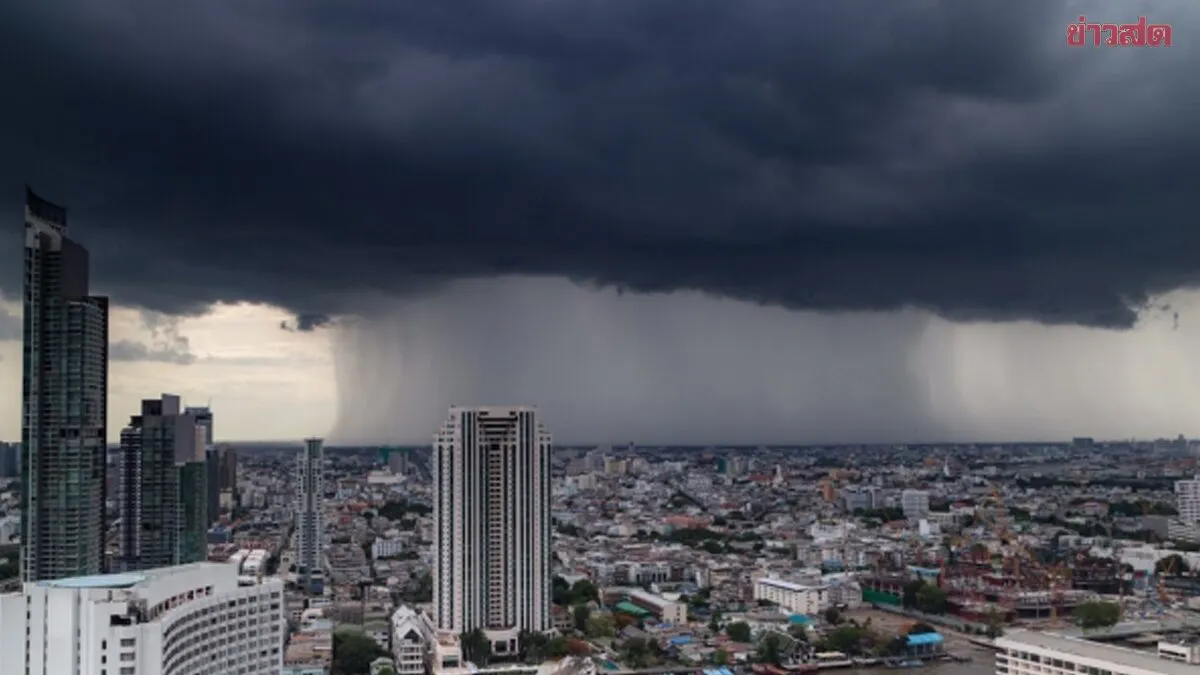 สภาพอากาศวันนี้ กรมอุตุฯ เปิดชื่อ 37 จังหวัด ฝนตกหนัก ระวังอันตราย