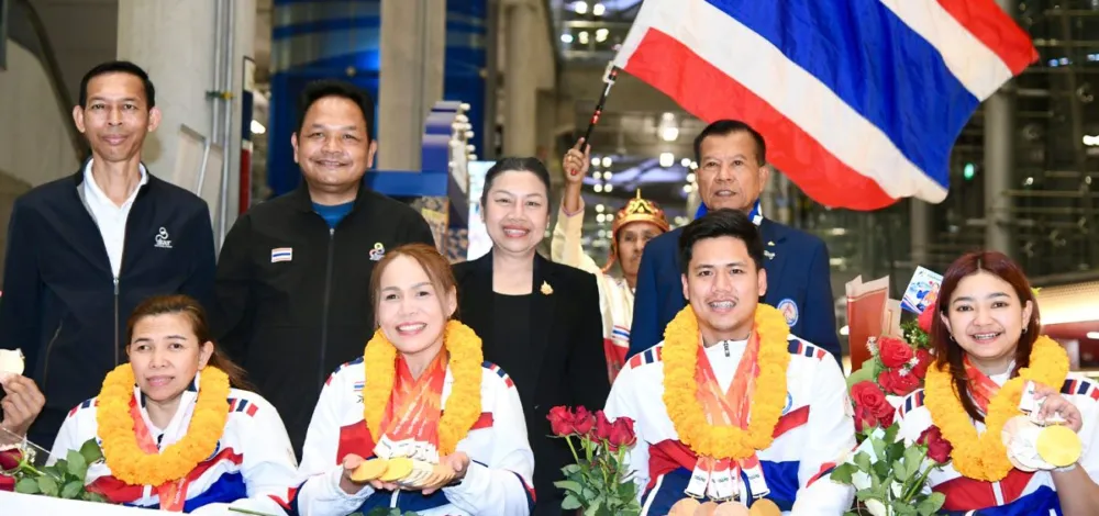 ฮีโร่คนพิการทีมชาติไทย กลับถึงบ้านหลังจบภารกิจ เอเชียนพาราเกมส์