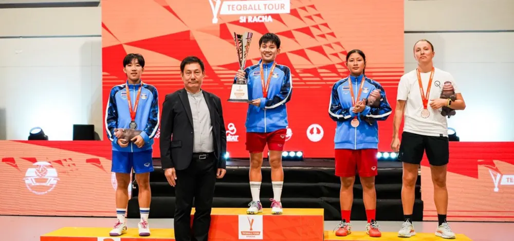 จุฑาทิพย์ ยังไร้เทียมทาน ดับรุ่นน้องคว้าทองเทคบอลทัวร์ศรีราชา