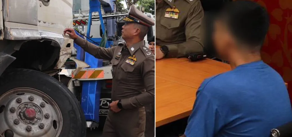 เปิดผลตรวจเป่าเมา คนขับ 10 ล้อ ชนยับ 8 คันบน สะพานข้ามแยกตากสิน